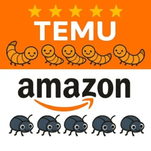 Productos recomendados en Temu y Amazon